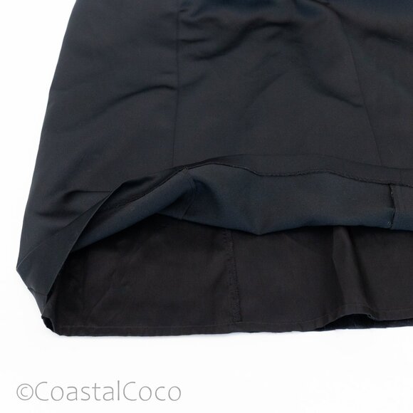 Alex Evenings Black Floor Length Gown Dress 6 Formal Wedding Slip Spaghetti Y2K - Picture 7 of 9